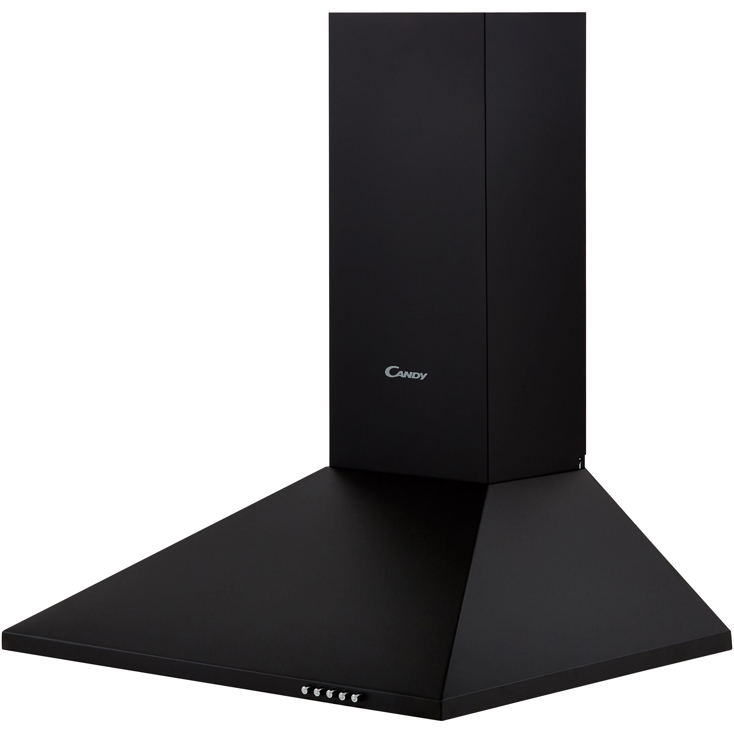 Candy CCE116/1N 60cm Chimney Cooker Hood - Black, Black