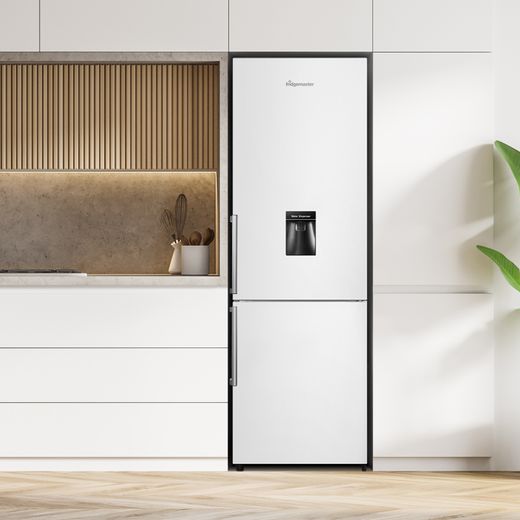 Fridgemaster MC55265DE 180cm 70/30 Fridge Freezer - White - Annotation - Fridge freezer in kitchen