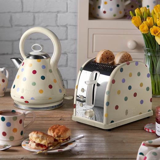 russell hobbs polka dot kettle