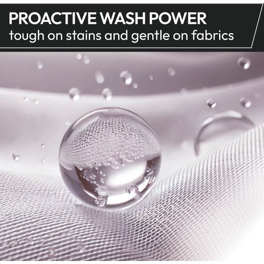 Hoover Pro Wash&Dry Series 5 HBWP 4128BL8-80 Wifi Connected / Washer Dryer with 1400 rpm - White - Annotation - proactive wash powder shot