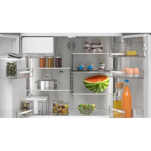 Bosch Series 6 American Fridge Freezer - Stainless Steel - Internal shot