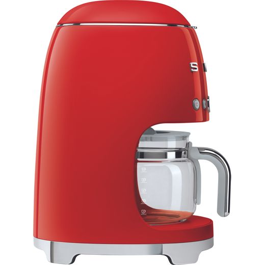 Smeg 50's Retro Filter Coffee Machine with Timer - Red