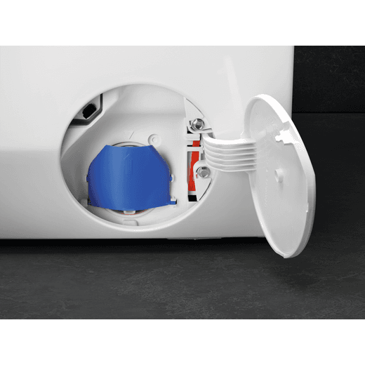 AEG 7000 Series LWR7116O4B 10Kg / 6Kg Washer Dryer with 1551 rpm - White - Drain hole cap