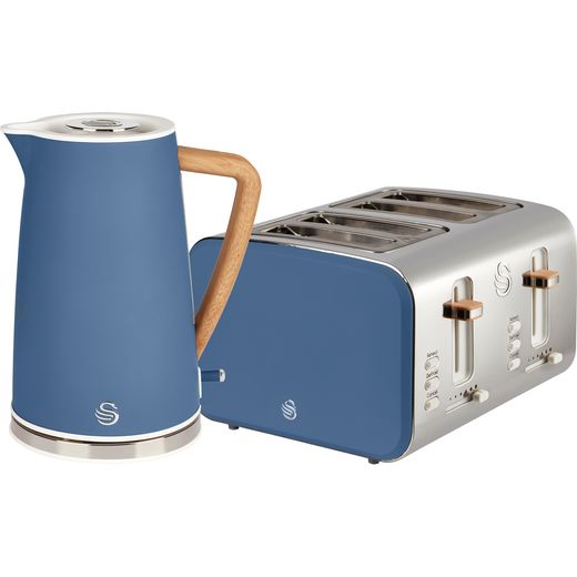 Swan Nordic STP2091BLUN Kettle And Toaster Set - Blue