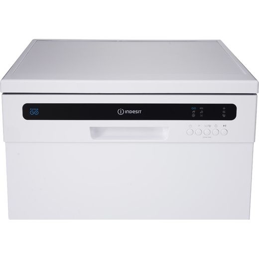 Indesit Standard Dishwasher - White - control panel shot 