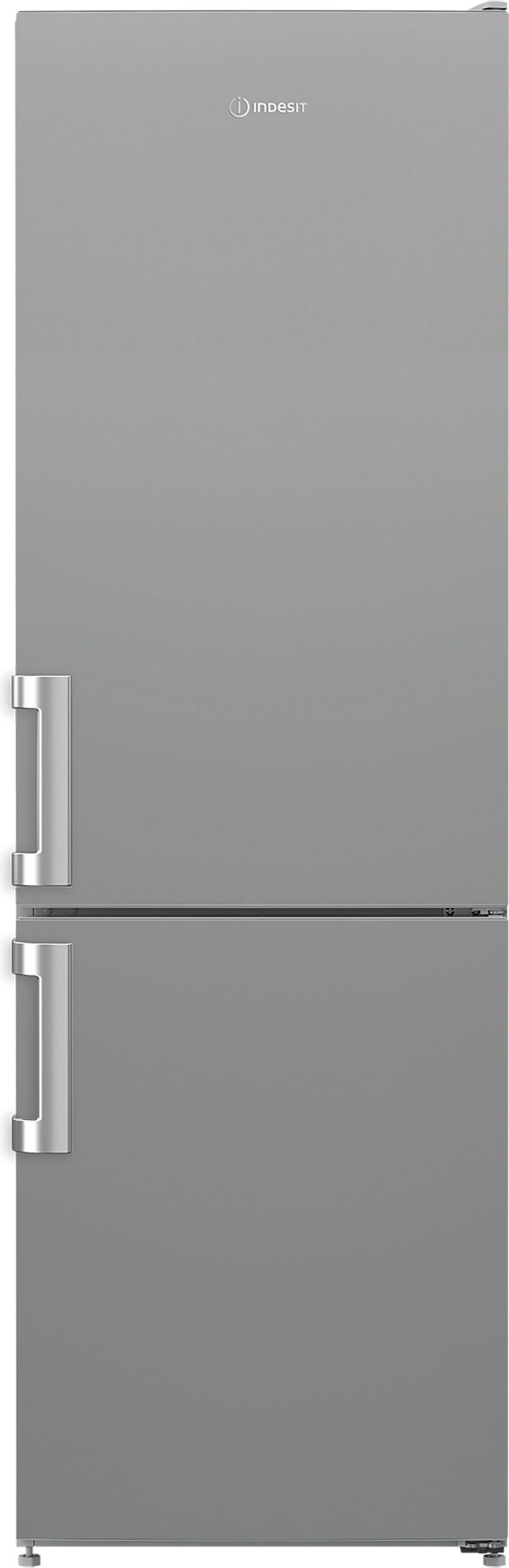 Image of Indesit IKNS 1261 S4UK 171cm 60/40 Fridge Freezer - Silver - E Rated, Silver