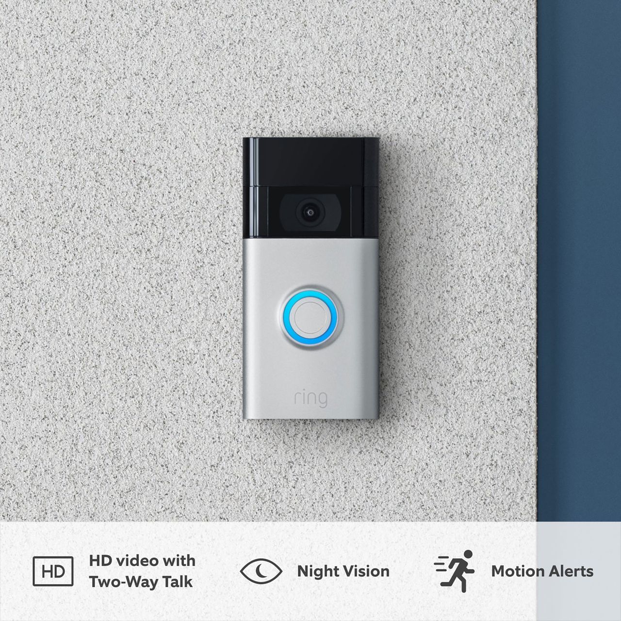 Ring Video Doorbell - 1080p HD video, improved motion detection, easy