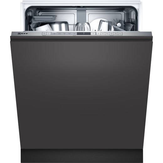 NEFF N30 S153HAX02G Wifi Connected Fully Integrated Standard Dishwasher - Stainless Steel Control Panel - D Rated
