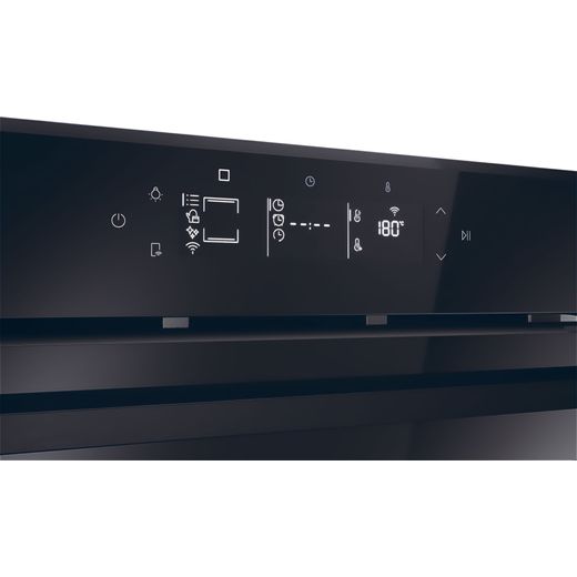 Haier ID Series 2 Built In Electric Single Oven - Black - Control panel shot