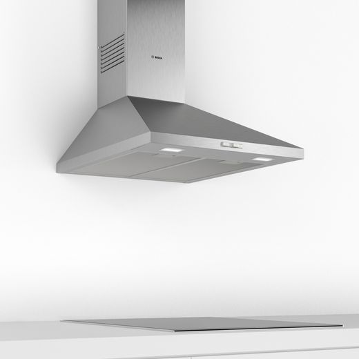 Bosch Serie 2 DWP64BC50B 60 cm Chimney Cooker Hood - Stainless Steel