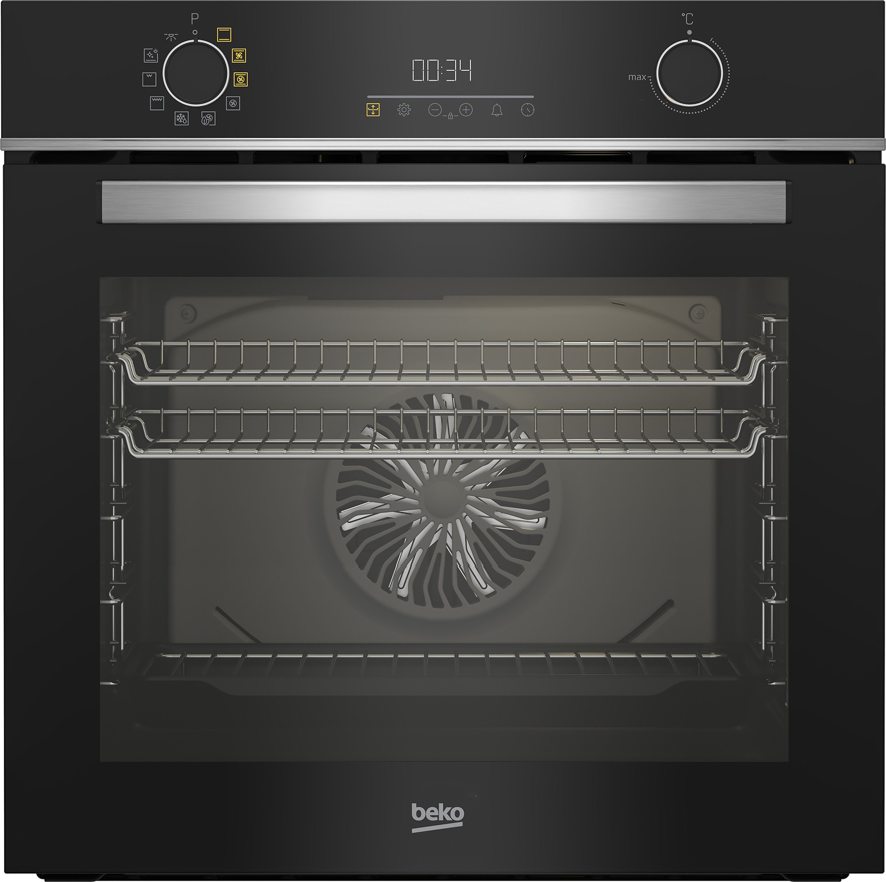 Beko Beyond & AeroPerfect BBIMF13300XC Built In Electric Single Oven - Black - A+ Rated, Black
