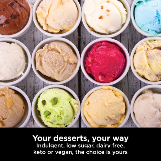 Ninja NC300UK Ice Cream Maker Silver - Annotation - Your desserts your way