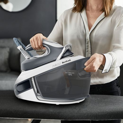 Tefal Express Airglide Pressurised Steam Generator Iron - Grey / White