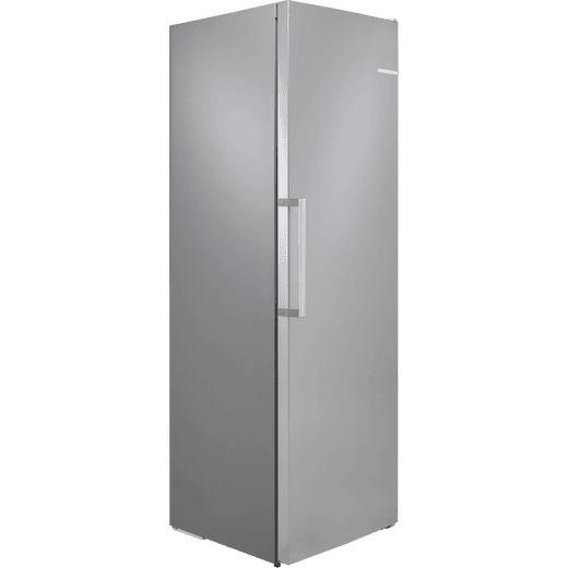 Bosch Series 4 GSN36VLFPG Frost Free Upright Freezer - Stainless Steel Effect - F Rated