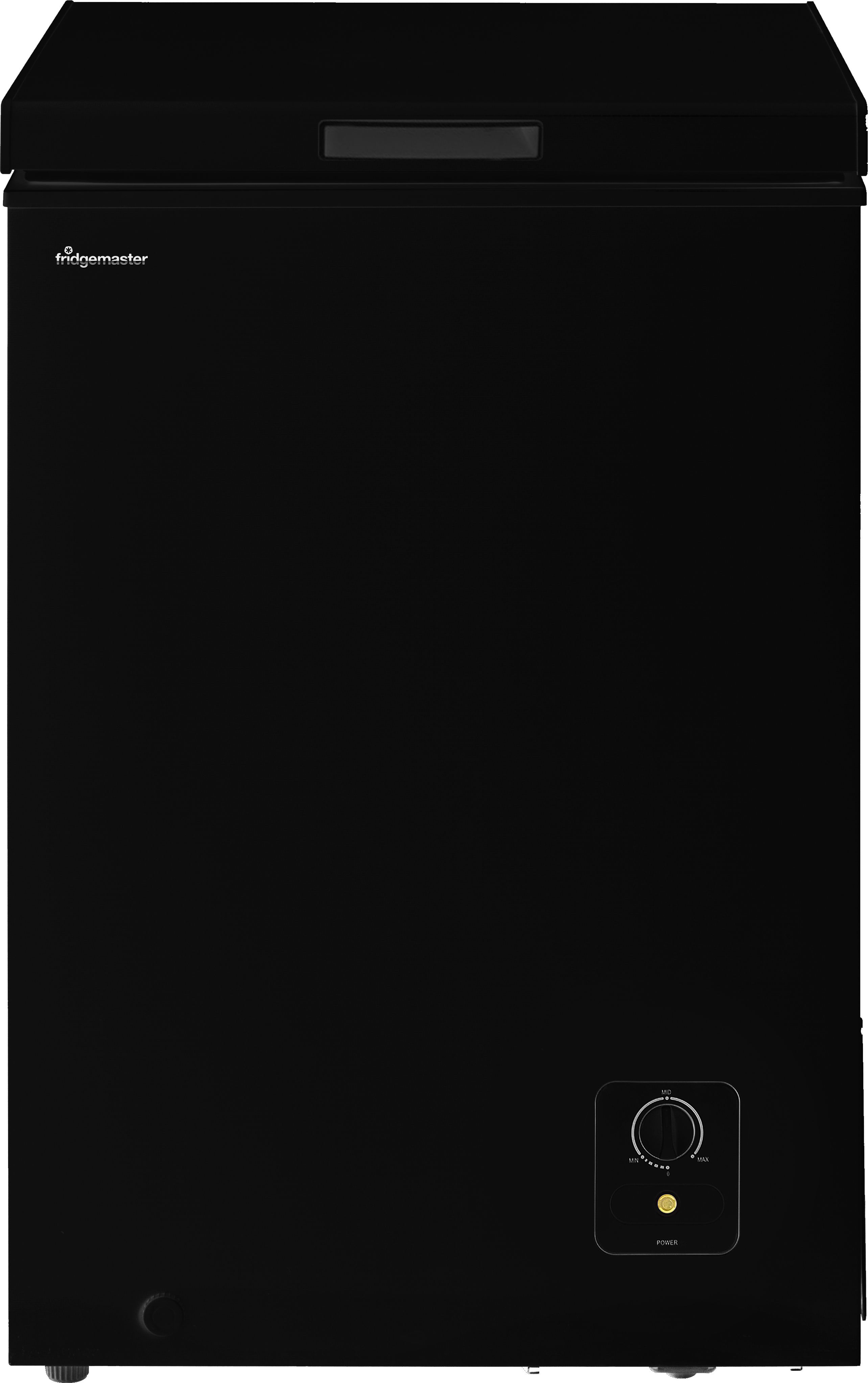 Image of Fridgemaster MCF96EB Chest Freezer - Black - E Rated, Black