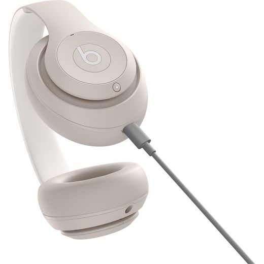 Beats Headphones - Sandstone - Underneath with cable shot