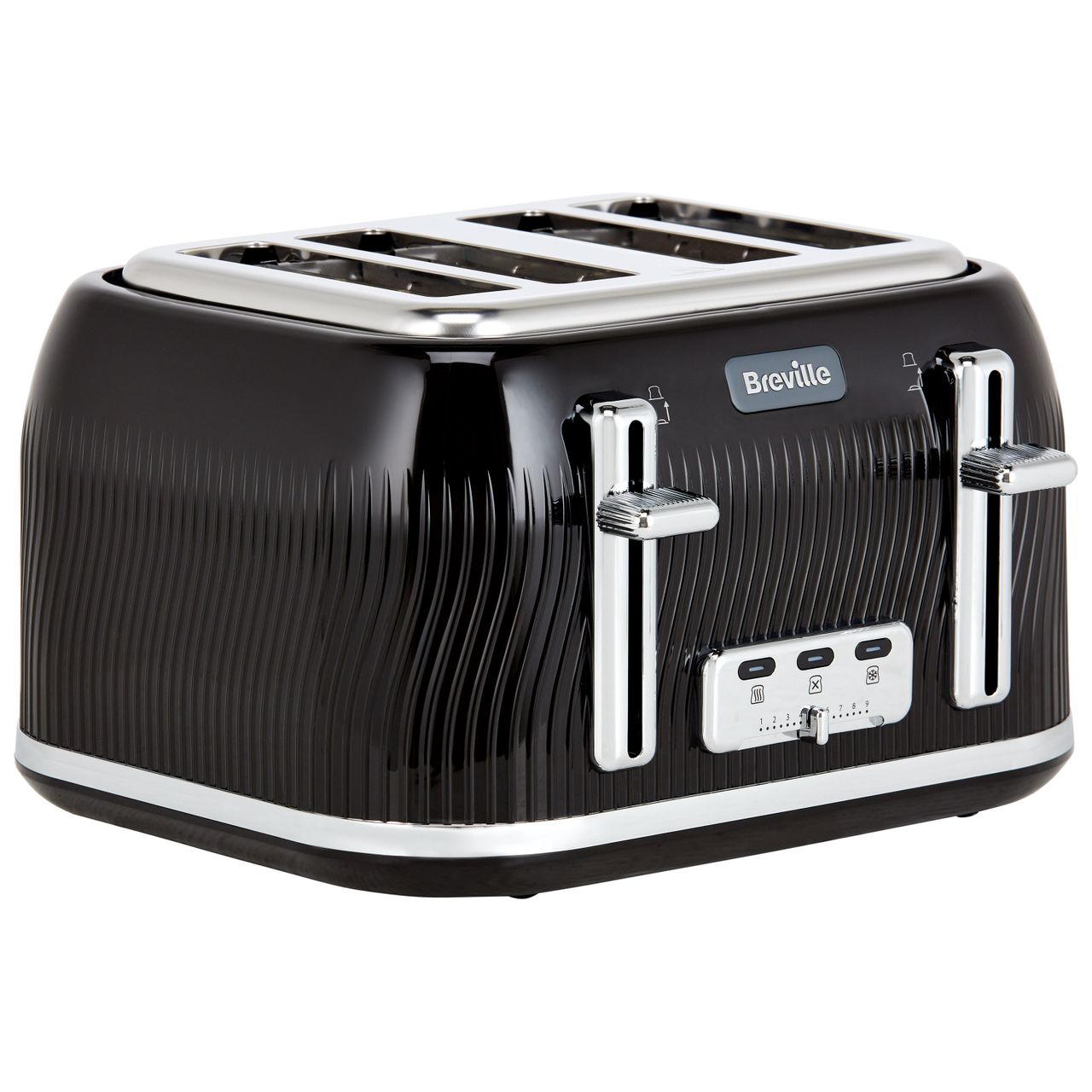Breville Breville Flow 4 Slice Toaster VTT891 CreamHigh Lift Wide Slots Variable Width 5011773063319 