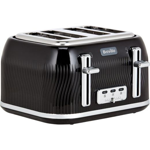 Breville Flow Collection VTT890 4 Slice Toaster - Black