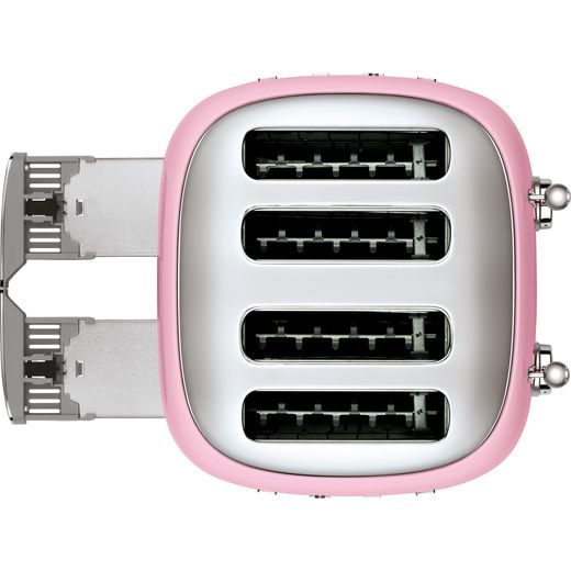 Smeg 50's Retro TSF03PKUK 4 Slice Toaster - Pink
