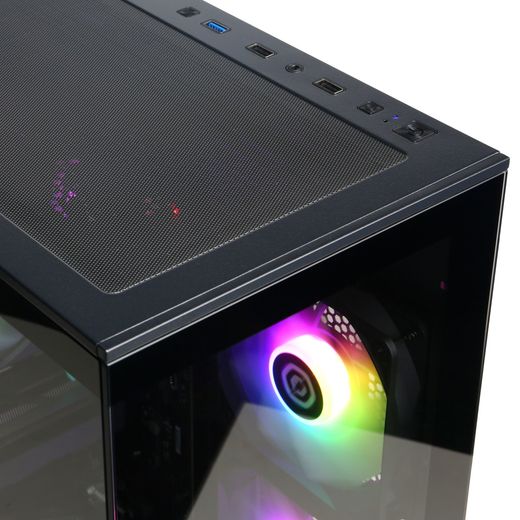 CyberPowerPC AO22231 Gaming PC - NVIDIA® GeForce RTX™ 5050, Intel® Core™ i5, 1TB SSD - Black - Control panel shot