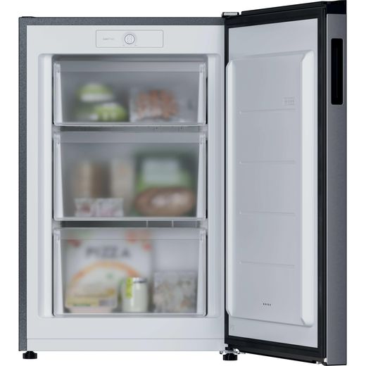 Hoover Under Counter Freezer - Stainless Steel - Front with door open shot