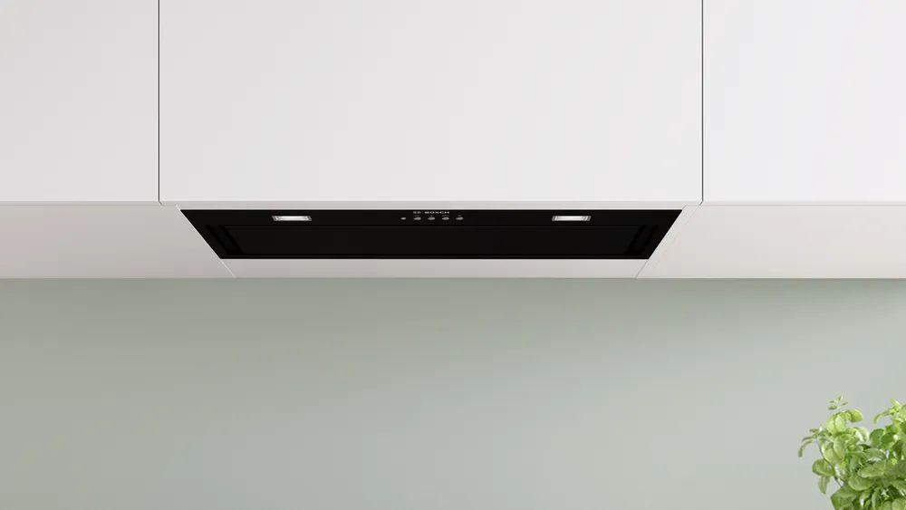 Image of Bosch Series 6 DLN77AC60B 70 cm Canopy Cooker Hood - Black, Black