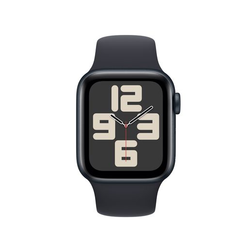 Apple Watch SE, 40mm, Midnight Aluminium Case, GPS [2023] - Midnight Sport  Band M/L