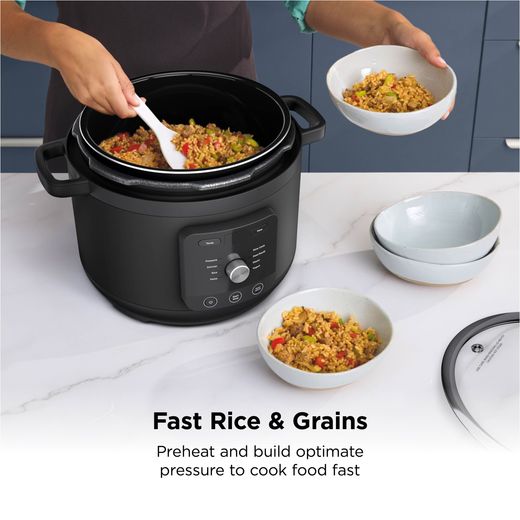 Ninja Pressure Cooker - Black / Grey - Annotation - Fast rice and grains