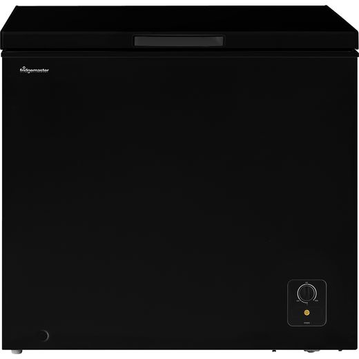 Fridgemaster MCF198B Chest Freezer - Black - F Rated