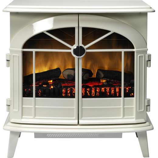 Dimplex Chevalier CHV20N Log Effect / Coal Bed Electric Stove With Remote Control - Cream