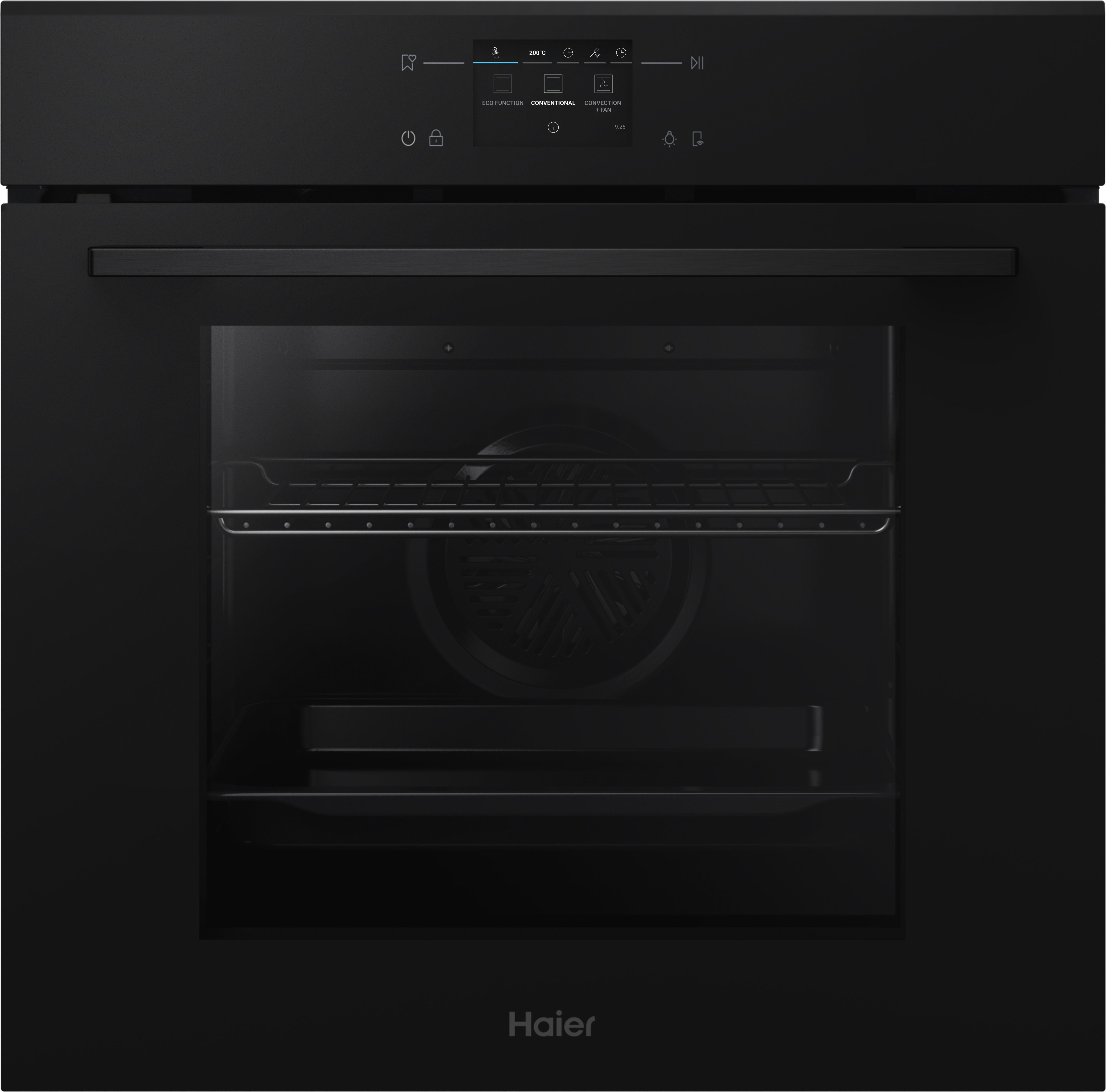 Haier H61D26L5HTX Electric Single Oven - Built-in, 78L, Black, Multifunctional, Wi-Fi Controlled