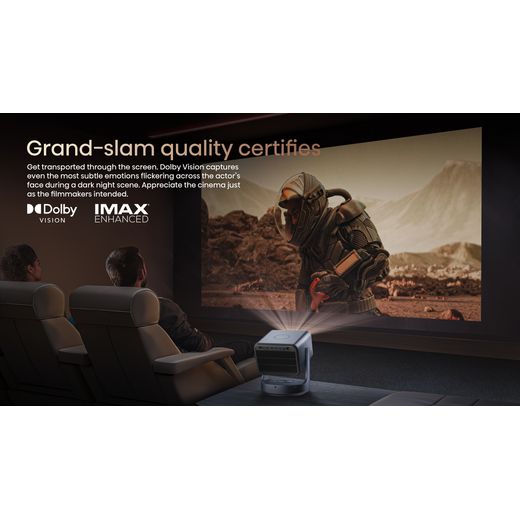 Hisense C2-ULTRA Laser TV Projector - Up to - Annotation - grand slam quality shot