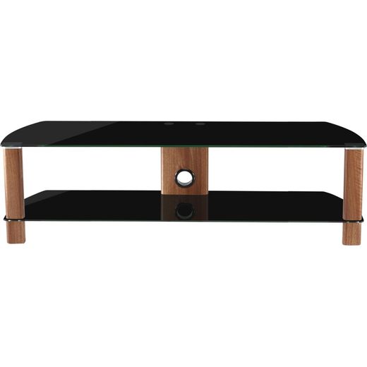 Alphason Century ADCE1500-BLK 2 Shelf TV Stand - Walnut