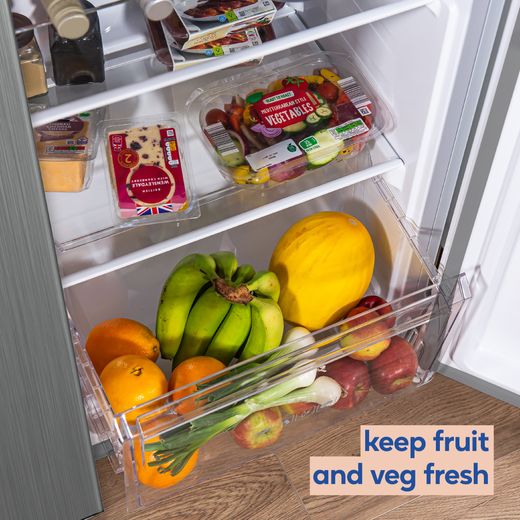 Russell Hobbs RH90AFF201SS fridge-freezer Freestanding 442 L E Stainless steel_7