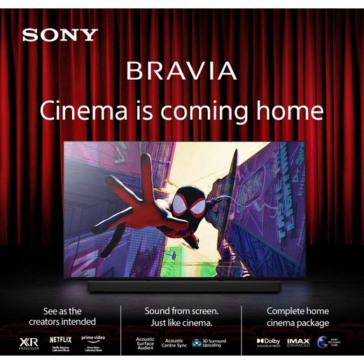 Sony Bravia 77" 4K Ultra HD OLED Smart TV - Annotation - Cinema coming home shot