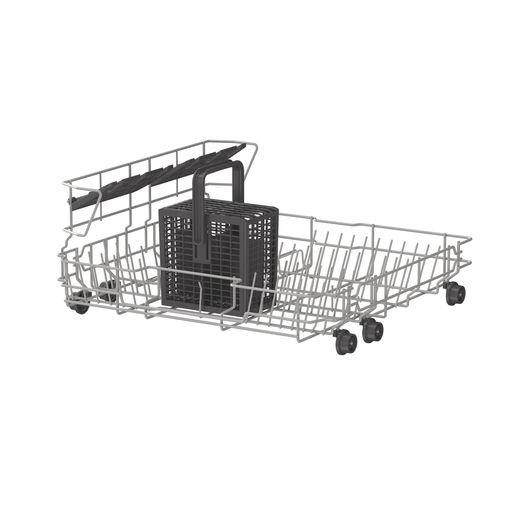 Candy RapidÓ Table Top Dishwasher - Anthracite - Left basket shot