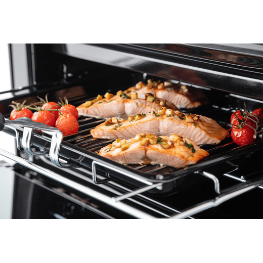 Rangemaster Classic 60 Dual Fuel Cooker - Black / Chrome