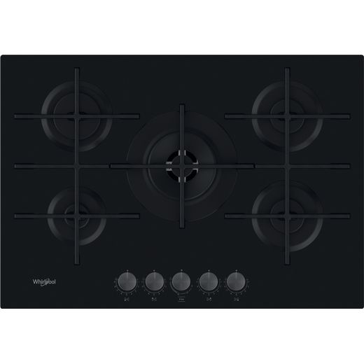 Whirlpool GOWL758/NB 73cm Gas Hob - Black