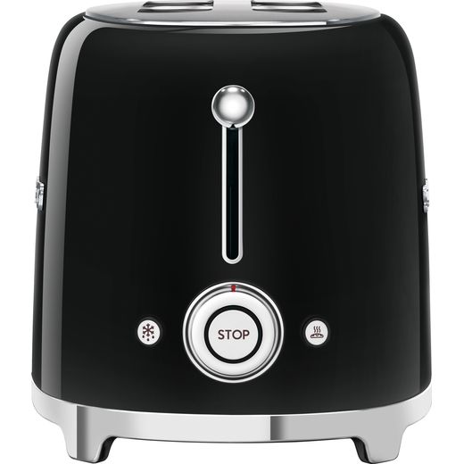 Smeg 50's Retro TSF01BLUK 2 Slice Toaster - Black