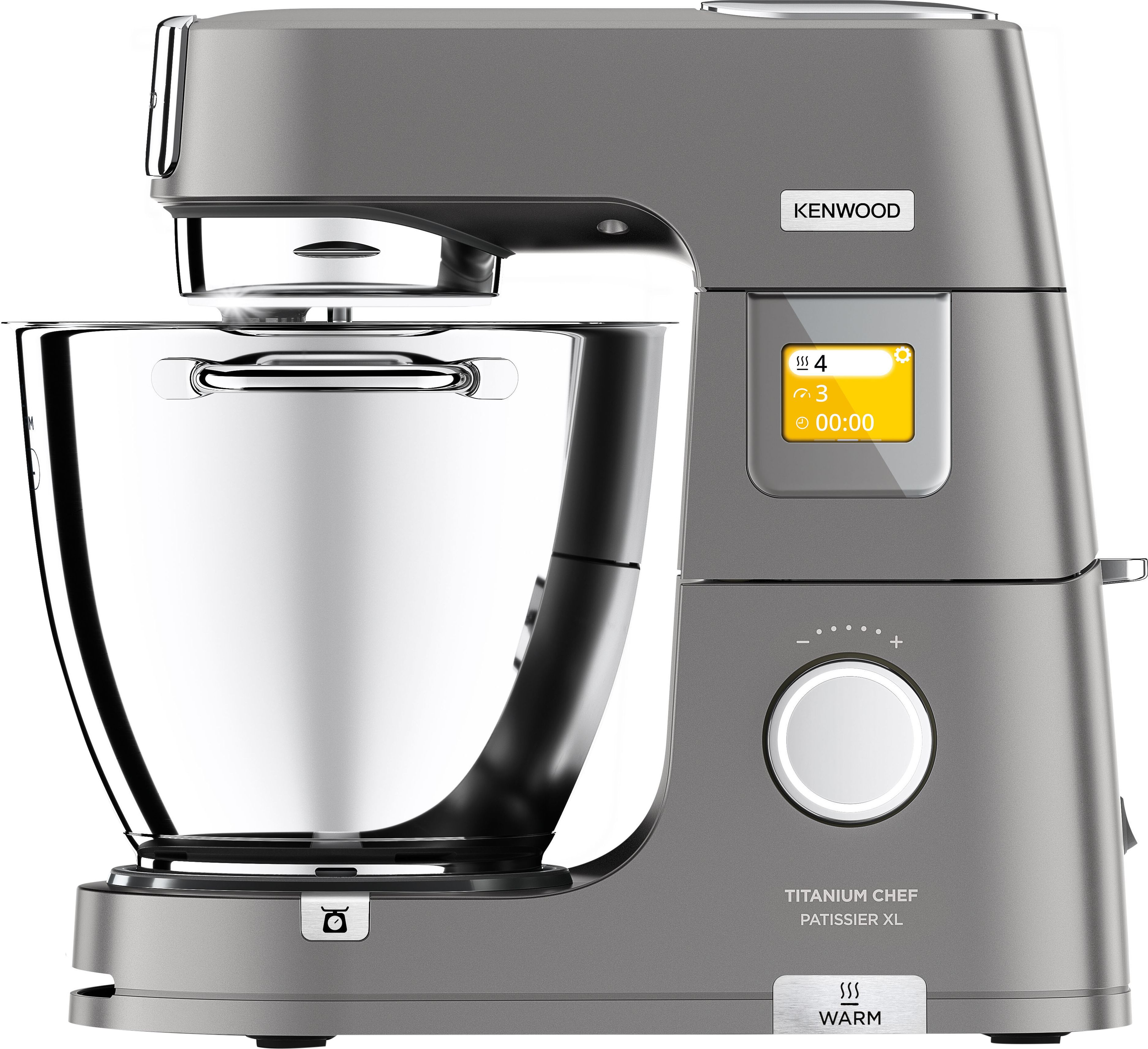 Kenwood Chef Patissier XL Stand Mixer - 7 L Bowl - 1400W - Silver