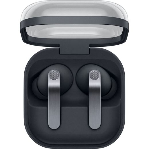 Samsung Galaxy Buds4 Pro Headphones - Black - Front with lid open shot
