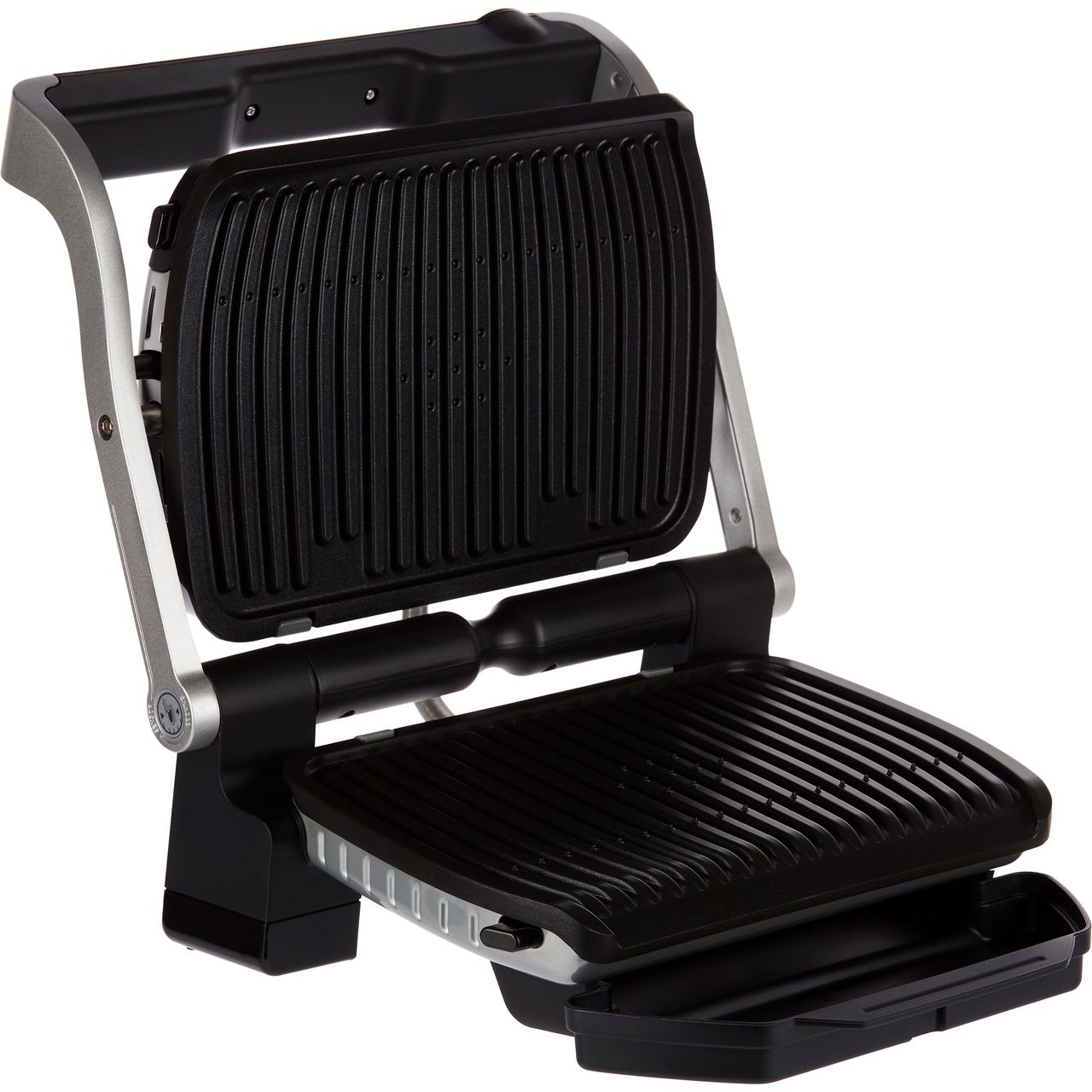 Tefal OptiGrill & Bake Contact Grill with Baking Tray, 6 Programmes,  Cooking Level Display, Removable Plates, Electric Grill, Stainless Steel,  GC714D10 : : Home & Kitchen