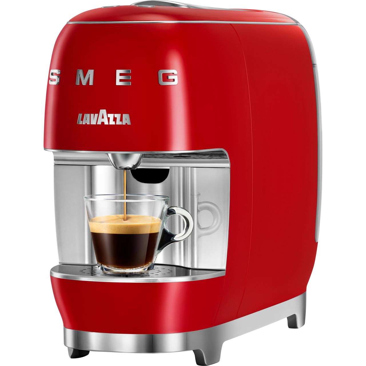 18000456 | Lavazza Pod Coffee Machine | Red | ao.com