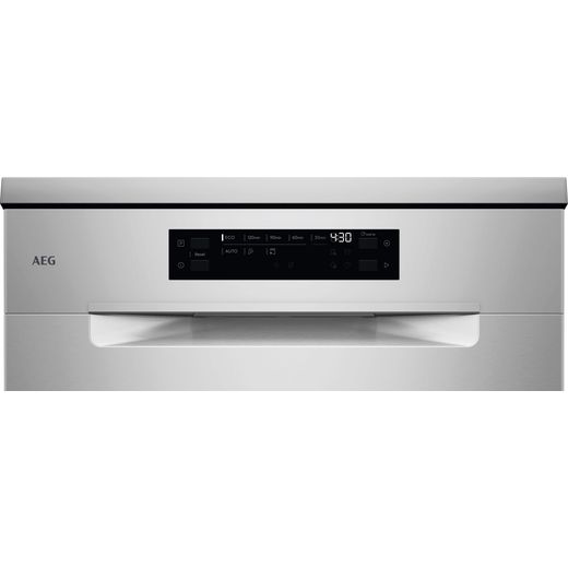 AEG 5000 Series Standard Dishwasher - Stainless Steel - control panel shot