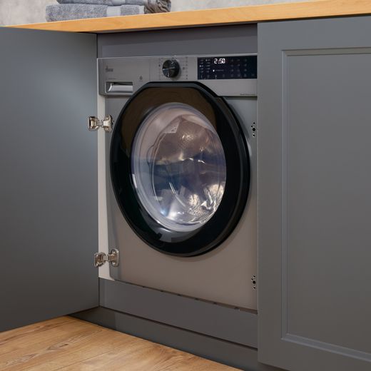 Hoover H-WASH&DRY 400 Pro BH4S696M6DB9R-80 Wifi Connected Integrated 9Kg / 6Kg Washer Dryer with 1600 rpm - Anthracite - Tumble dryer in room