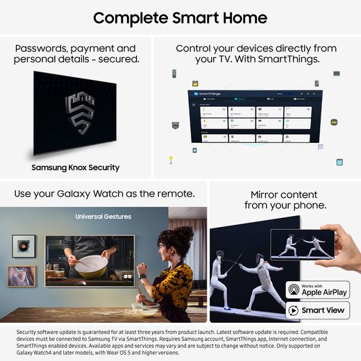 Samsung The Frame Pro 75" 4K Ultra HD MiniLED Smart TV [2025] - Annotation - Smart home