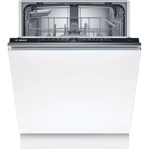 Bosch Integrated Standard Dishwasher - White - Front shot with door panel