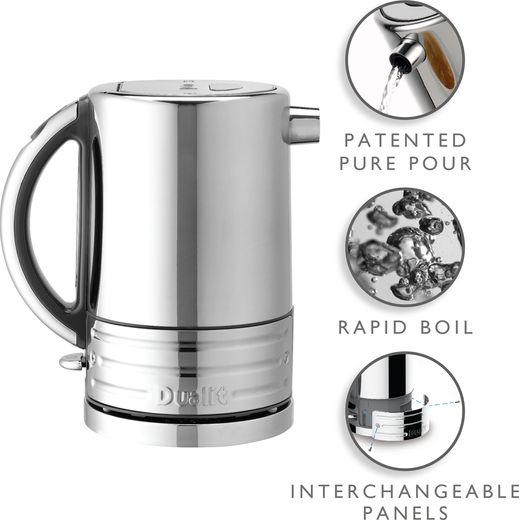 Dualit Architect 72926 Kettle - Stainless Steel / Grey - Annotation - Features