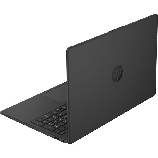 HP 15-fd0062na 15.6" Laptop - Intel® Core™ i5, 512GB SSD, 8 GB RAM - Jet Black - back right perpsective shot
