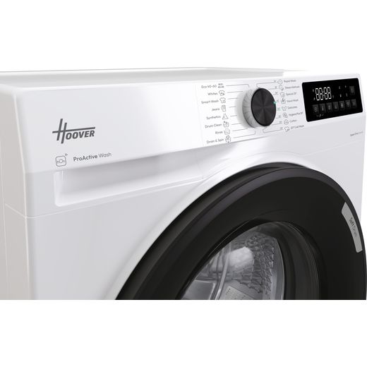 Hoover HBR 412BL10-80 HBR 412BL10-80 12kg Washing Machine with 1400 rpm - White - close up shot